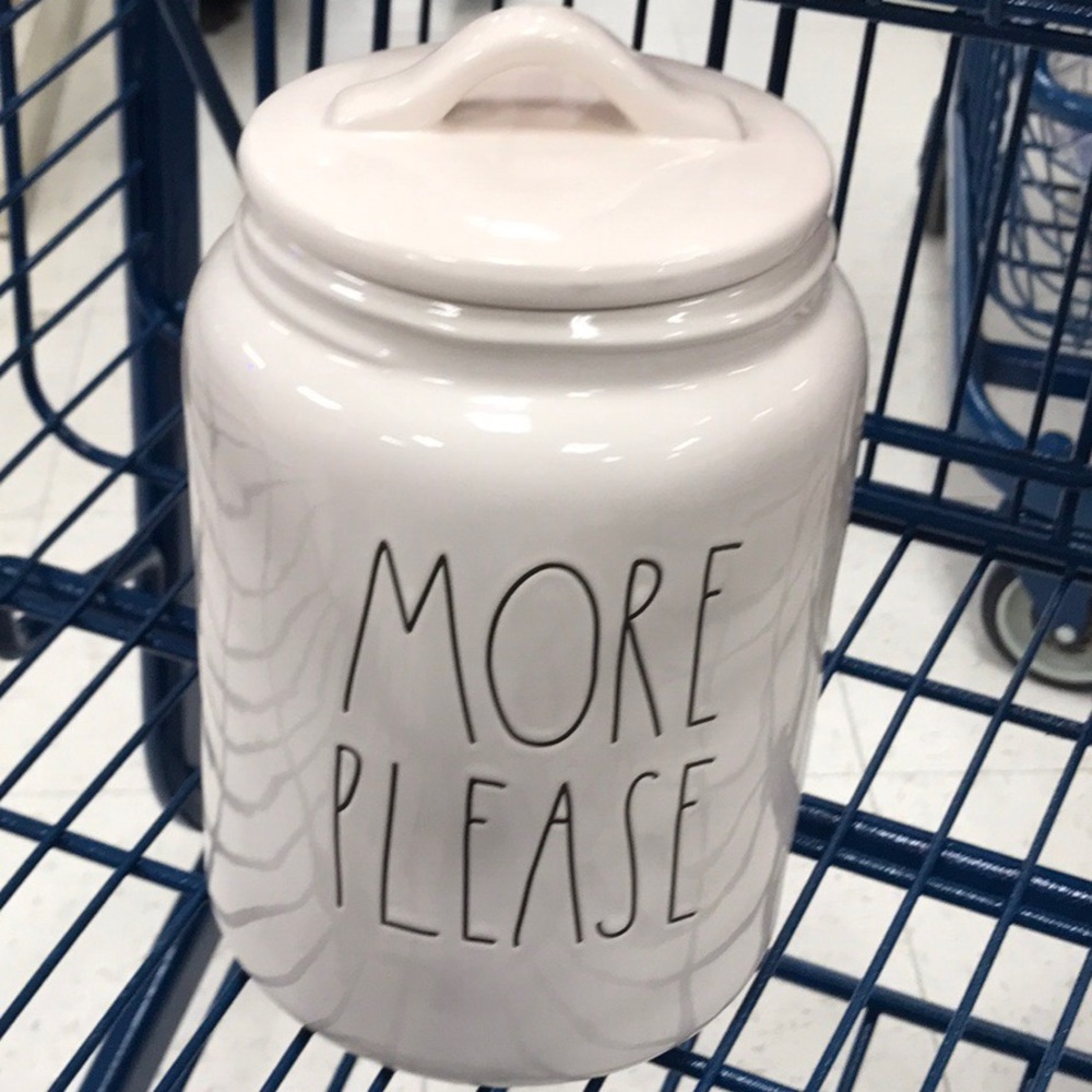 Rae Dunn more please canister